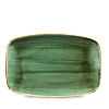 Блюдо прямоугольное Churchill CHEFS Stonecast Samphire Green SSGSOBL41 фото