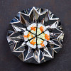 Блюдо на ножке Luxstahl Оригами d=210мм h=45мм нерж. фото