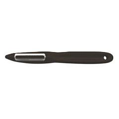 Нож для чистки овощей (овощечистка) Maco 5,5см, нерж.сталь, ручка пластик, цвет черный 400840 в Санкт-Петербурге фото
