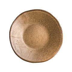 Тарелка мелкая безбортовая Style Point Stone 16 см, цвет коричневый, Q Authentic (QU63338) в Санкт-Петербурге, фото