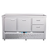 Холодильный стол Abat СХС-70Н-02 (дверь, ящики 1/2, ящик 1) с бортом фото