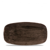 Блюдо прямоугольное без борта Churchill CHEFS Stonecast Patina Iron Black PAIBXO141 фото