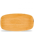 Блюдо прямоугольное Churchill CHEFS Stonecast Tangerine STGSXO141