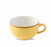 Чашка Cappuccino Churchill Stonecast Mustard Seed Yellow SMSSCB281 фото