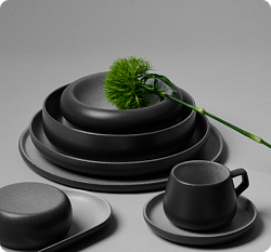 Салатник Kunstwerk Сейко фарфор 1,65л D=200,H=78мм серый (03035408) в Санкт-Петербурге, фото 3