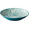 Тарелка глубокая Style Point Bubble turquoise 25,5 см (QU90101) фото