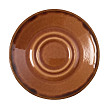 Блюдце Continental 16 см, коричневое 51RUS010-197