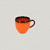 Чашка RAK Porcelain LEA Orange 90 мл (оранжевый цвет) фото
