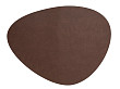 Салфетка подстановочная (плейсмат) Lacor 45x35 см, 100 % переработанная кожа, декор brown / коричневый