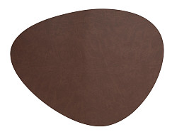 Салфетка подстановочная (плейсмат) Lacor 45x35 см, 100 % переработанная кожа, декор brown / коричневый в Санкт-Петербурге фото