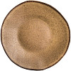 Тарелка мелкая безбортовая Style Point Stone 21 см, цвет коричневый, Q Authentic (QU63335) фото