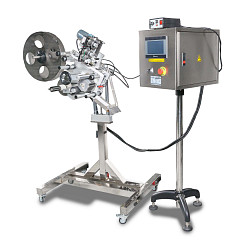 Автоматический этикетировщик для плоских поверхностей Hualian Machinery HLMT-220TD в Санкт-Петербурге, фото