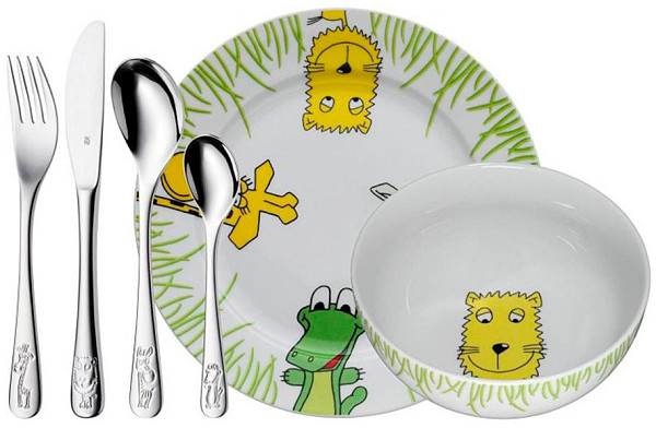 Набор детской посуды WMF 12.8002.9964 6 предметов Safari фото