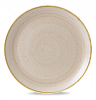 Тарелка мелкая круглая Churchill Stonecast Nutmeg Cream SNMSEV121 32,4см, без борта фото