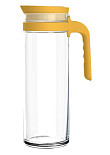 Кувшин с крышкой и ручкой из пластика  Terra 1,39л h270мм d88/92мм, стекло (желтый) 5B24349G0004