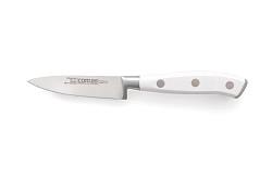 Нож для чистки овощей Comas 8 см, L 19 см, нерж. сталь / АБС-пластик, цвет ручки белый, Marble (8115) в Санкт-Петербурге фото