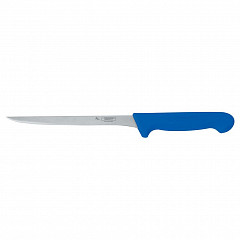 Нож филейный P.L. Proff Cuisine PRO-Line 20 см, синяя пластиковая ручка в Санкт-Петербурге, фото