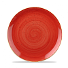 Тарелка мелкая круглая Churchill Stonecast Berry Red SBRSEVP81 21,7 см фото