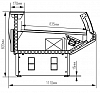 Холодильная витрина Марихолодмаш Парабель ВХСо-3,75 (без агрегата) фото