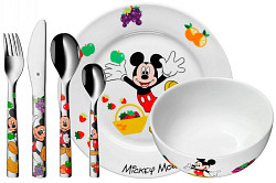 Набор детской посуды WMF 12.8295.9964 6 предметов Mickey Mouse в Санкт-Петербурге, фото
