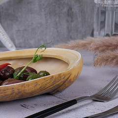 Салатник P.L. Proff Cuisine 365 мл 19*14,5 см h5 см Light Pearl Ammonite Shell Frutti di Mare (81241257) в Санкт-Петербурге, фото 2