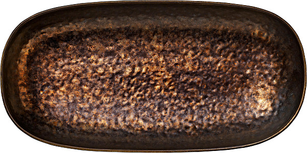 Блюдо овальное глубокое без рима Fortessa 30x15 см, NIVO METALLIC, World of Colours (D752.231.0000) фото