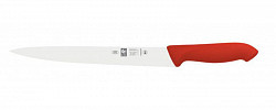Нож для мяса Icel 25см, красный HORECA PRIME 28400.HR14000.250 в Санкт-Петербурге фото