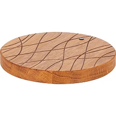 Доска для подачи с декором PPwood дуб D=235,H=25мм св. дерево (04090802) в&nbsp;Санкт-Петербурге фото