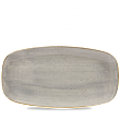 Блюдо прямоугольное Churchill CHEFS Stonecast Peppercorn Grey SPGSXO141
