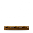 Подставка деревянная с тремя выемками для салатников Churchill 44,5х13см h3,9см, Buffetscape Wood ZCAWTBPP1
