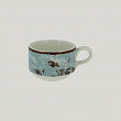 Чашка круглая штабелируемая RAK Porcelain Peppery 230 мл, голубой цвет