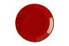 Тарелка безбортовая Porland 24 см фарфор цвет красный Seasons (187624) фото