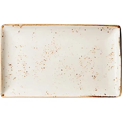 Блюдо прямоугольное Steelite Крафт Вайт фарфор ,H=24,L=270,B=168мм белый,коричнев. (03021129) в Санкт-Петербурге, фото 1