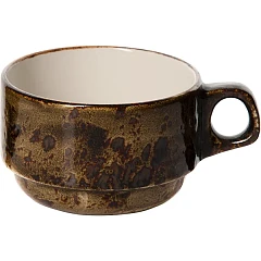 Чашка чайная Steelite Крафт Браун фарфор 285мл D=90/46,H=65мм коричнев.,бежев. (03140673) в Санкт-Петербурге, фото 1