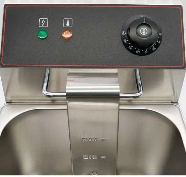 Фритюрница AIRHOT EF8T+8T с краном фото