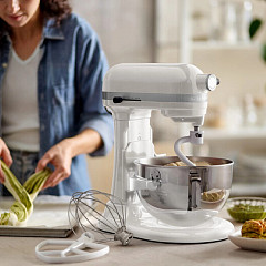 Планетарный миксер KitchenAid 5KSM55SXXEWH, фото 10