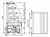 Витрина кондитерская Полюс K70 VM 1,3-1 LIGHT (ВХСв - 1,3д Carboma) фото