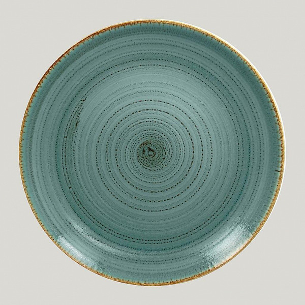Тарелка плоская RAK Porcelain Twirl Lagoon 24 см фото