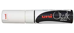 Маркер меловой UNI Mitsubishi Pencil Chalk PWE-8K Белый в Санкт-Петербурге фото