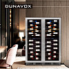 Винный шкаф двухзонный Dunavox DX-104.375DSS фото