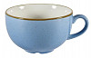 Чашка Cappuccino Churchill Stonecast Cornflower Blue SCFSCB281 340мл фото