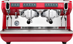 Рожковая кофемашина Nuova Simonelli Appia Life 2Gr V 220V красная экономайзер+высокие группы (165649) в Санкт-Петербурге, фото