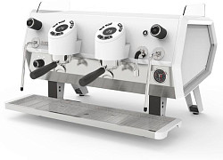 Рожковая кофемашина Sanremo D8 2 высокие гр, Подсветка групп+Cold Touch, Total White, белая, фото
