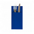 Конверт-салфетка для столовых приборов  Airlaid синий 40*40 см, 50 шт