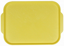 Поднос столовый из полистирола Restola 450х355 мм желтый в Санкт-Петербурге, фото