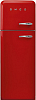 Отдельностоящий двухдверный холодильник Smeg FAB30LRD5 фото