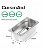 Гастроемкость CuisinAid 1/4 h=100 нерж. 265х162х100 CD-814-4 фото