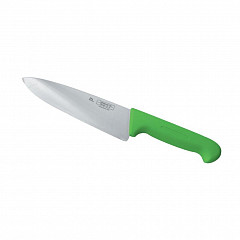 Шеф-нож P.L. Proff Cuisine PRO-Line 25 см, зеленая пластиковая ручка в Санкт-Петербурге, фото