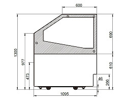 Витрина для мороженого Carpini THOMAS TM 12SH, фото 2