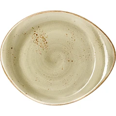 Тарелка мелкая Steelite Крафт Грин фарфор D=255,H=20,L=255,B=205мм зелен. (03011659) в Санкт-Петербурге, фото 1